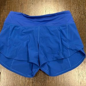 Woman’s Lululemon speed up shorts